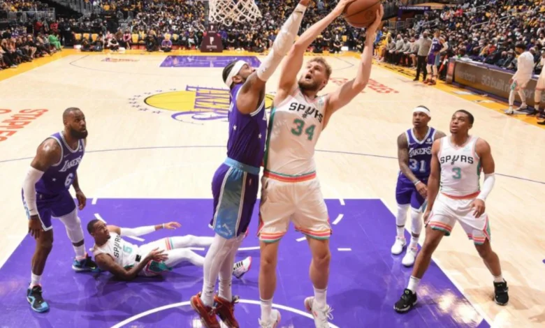 lakers vs san antonio spurs match player stats