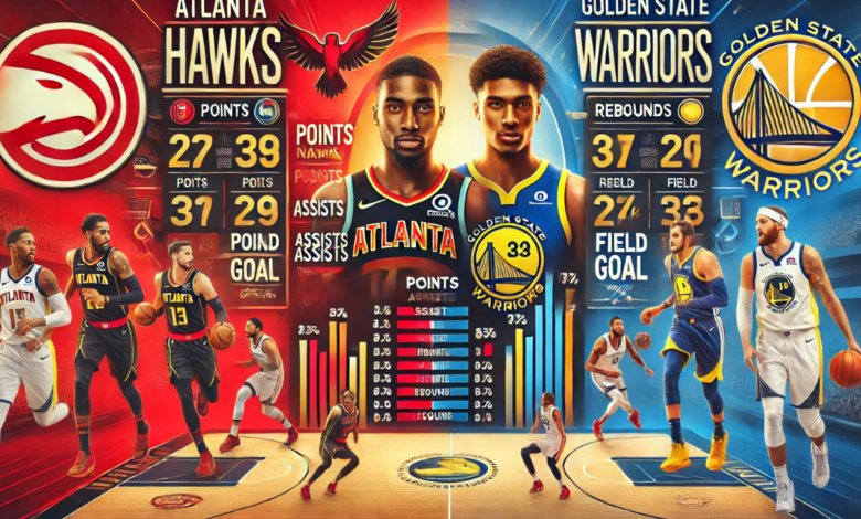 Atlanta hawks vs golden state warriors match player stats