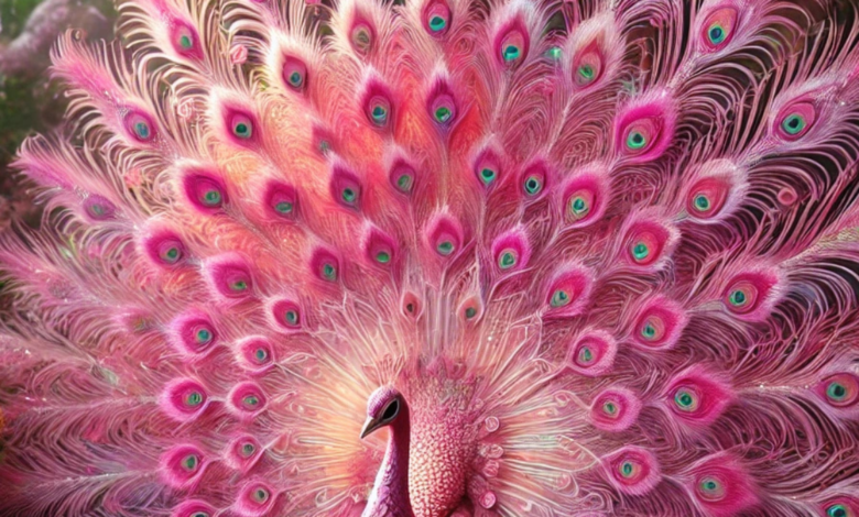 pink peacock