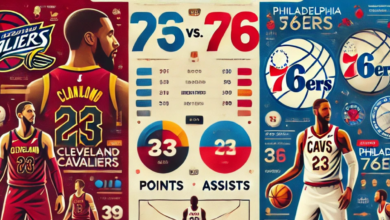 cleveland cavaliers vs 76ers match player stats