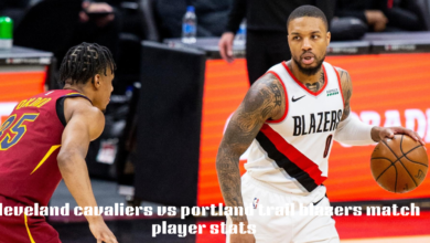 cleveland cavaliers vs portland trail blazers match player stats