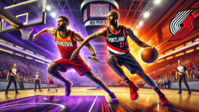 phoenix suns vs portland trail blazers match player stats