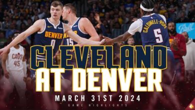 denver nuggets vs cleveland cavaliers match player stats